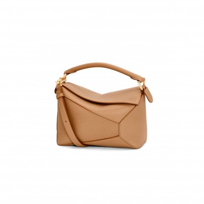 LOEWE SMALL PUZZLE BAG IN SOFT GRAINED CALFSKIN A510P60X30 (24*16.5*10.5cm)